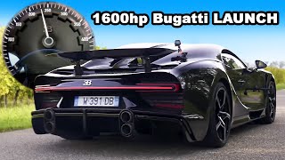 Launching a 1600hp Chiron Super Sport 🔥 [upl. by Attenod]