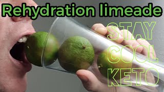 Keto Electrolytes Rehydration Isotonic Limeade Sport Drink LCHF [upl. by Matazzoni]