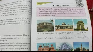 A holiday in Delhiclass 6English textbookchapter 5a holiday in Delhi reading with Maam 🤗🤗🤗 [upl. by Ploch]