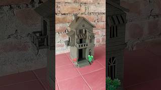 Design diy mud house making 🏠 l clayhouse mudhouse craft [upl. by Esidarap365]