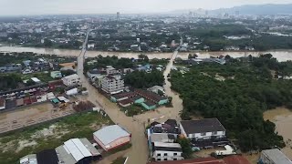 หาดใหญ่บันทึกเอาไว้น้ำท่วมหาดใหญ่ปี67 [upl. by Fong]