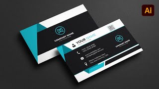 Business Card Design in Adobe Illustrator [upl. by Aurelio]