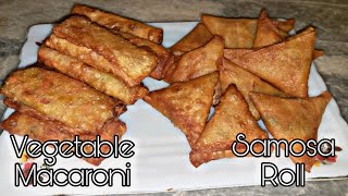 Vegetable Macaroni Samosa RollRamzan Special RecipeRecipe by Luxuries Cooking [upl. by Voorhis682]