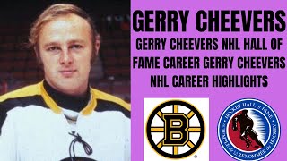 GERRY CHEEVERS NHL HALL OF FAME CAREER GERRY CHEEVERS NHL CAREER HIGHLIGHTS [upl. by Jenica]