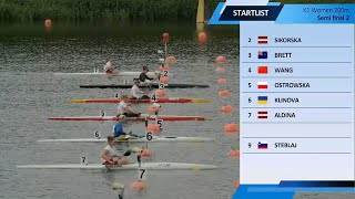 K1 Women 200m Semifinal 2  2024 ICF CanoeKayak Sprint World Cup [upl. by Dragon]