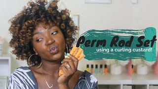 Orange Perm Rod Set  Curls Dynasty [upl. by Wyly]