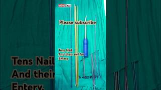 Elastic Tens Nail  Awl For Bone Puncture Orthopaedic Implant  orthopedics viralshort [upl. by Etezzil]