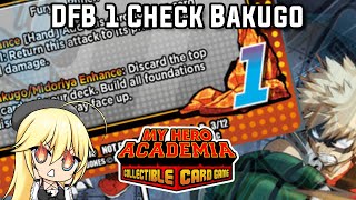 1 Check Bakugo Deck Profile My Hero Academia CCG  TCG MHA Card Game Universus Boku No Hero UVS [upl. by Eelaroc]