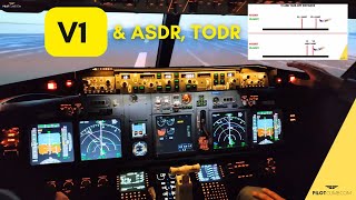 How V1 Affects Your Take off Distance and Accelerated Stop Distance Required TODRASDR [upl. by Reivaxe]