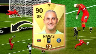 Max GK NAVASS REVIEW  90 RATED GK NAVAS  FC MOBILE GAMEPLAY ⚽ [upl. by Yralam]