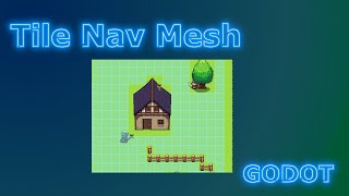 Godot AI Pathfinding using Tile Navigation Mesh Tutorial [upl. by Nilre]