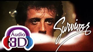 Survivor  Eye Of The Tiger ROCKY THEME  3D AUDIO TOTAL IMMERSION [upl. by Nnaeirrac]