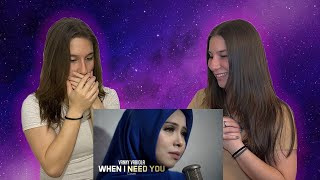 FIRST TIME REACTING TO Vanny Vabiola  When I Need You Celine Dion TWINS REACTION  Wong Girls [upl. by Hedgcock654]