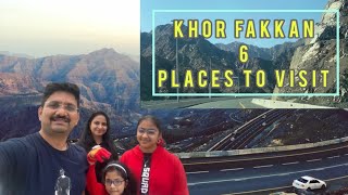 6 Places to visit in Khor Fakkan  Suchithra Shaji  Travel vlog  Dubai [upl. by Nnayllas463]