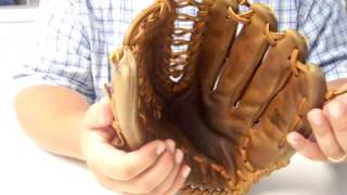 Baseball glove repair Rawlings Trapeze quotafterquot [upl. by Moyer]