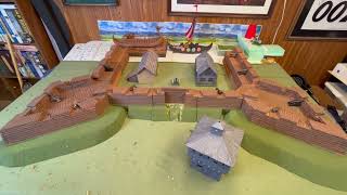 Fort William Henry 3D printed in 54mm 132 scale almost complete  Last of the Mohegans [upl. by Noirod]