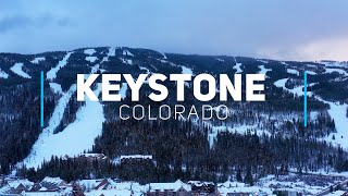 Keystone skiing Colorado  4K video [upl. by Ena52]