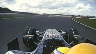 2008 F1 Silverstone Qualifying Webber lap onboard [upl. by Carolyn]