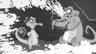 Swampys Underground Adventures  Episode 1 Meet Swampy Black White [upl. by Relluf817]