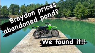 We found Braydon prices “abandoned pond” [upl. by Nelyag]