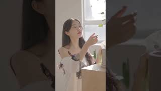 Korean beauty model No Bra LookBook [upl. by Anneirda]