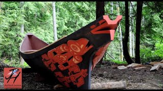 NW Coast Indian Canoe Legacy  TIME LAPSE [upl. by Neitsabes602]