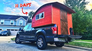 Building a Custom Truck Camper for my F150 [upl. by Nnayelsel]