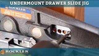 Rockler Undermount Drawer Slide Jigs [upl. by Darcey]