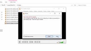 RESOLVED Your input cant be opened VLC is unable to open the MRL [upl. by Itirp]