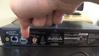 How to Setup a Sony BlueRay DiscDVD Player [upl. by Marston565]