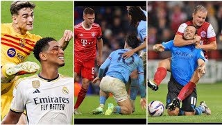 Craziest amp Dirty Fouls in Football [upl. by Rimaj]