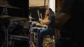 Drum Beats using Toms and Double Kick Pedals Pearl Drums drums drummer short [upl. by Hamlet]