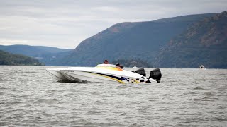 2024 HUDSON RIVER FUN RUN gofastboat mercuryracing skaterboats [upl. by Siuqaj]