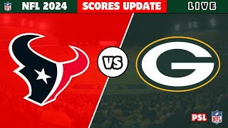 Green Bay Packers vs Houston Texans  NFL Live Scores today  NFL 2024 Scoreboard Update today [upl. by Ashely]