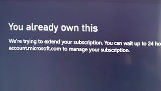 Fix Xbox game pass not working Xbox you already own this game play not working Xbox server down [upl. by Vannie]