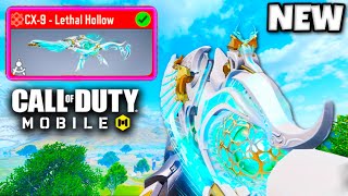 NEW MYTHIC CX9  LETHAL HOLLOW 😍 COD MOBILE [upl. by Aihtnic]