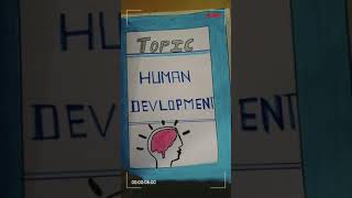 Psychology project on Human Development class 11 [upl. by Nerdna983]