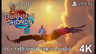 Horizon Forbidden West Burning Shores Flying Through The Clouds [upl. by Themis831]