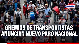 🔴🔵Gremios de transportistas anuncian nuevo paro nacional para este 13 14 y 15 de noviembre [upl. by Nyraa]