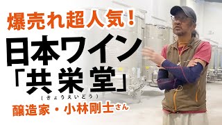 ★爆売れ超人気★日本ワイン【共栄堂（きょうえいどう）】醸造家・小林剛士さん！（2023年4月訪問） [upl. by Madonna]