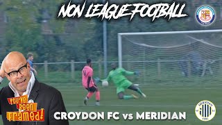 BIG G quotYOUVE BEEN FRAMED”  NON LEAGUE FOOTBALL EPISODE 38  Croydon Fc vs Meridian VP Fc [upl. by Willey787]