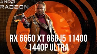 Deathloop  RX 6650 XT 8GB  i511400  1440p HIGH  FSR 20 [upl. by Brahear]