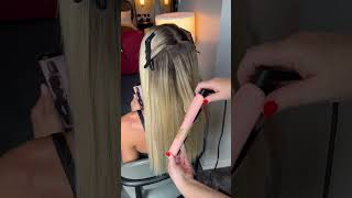 Curling With A Straightener  ghdPink [upl. by Piper]