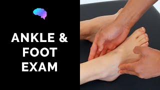 Ankle and Foot Examination  OSCE Guide  UKMLA  CPSA [upl. by Cleodell]