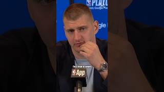 Jokic is magic with a microphone🤣 [upl. by Chryste]