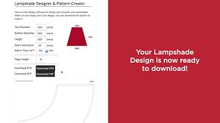 Lampshade Designer Software Demo by Dannells [upl. by Aisayt]