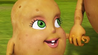 Aloo Kachaloo Sadak Kaise Paar Karta Hai  Hindi Rhymes for Children  Infobells [upl. by Lewan]