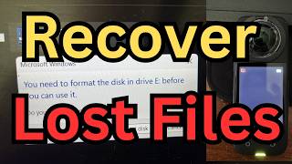 SD Card Not Recognized How I Recovered My Videos Without Formatting [upl. by Inait]