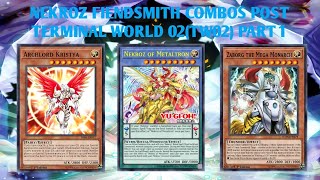 Nekroz Fiendsmith Combos Post Terminal World 02 TW02 Part 1 YuGiOh Edopro by Arslan [upl. by Atnad]