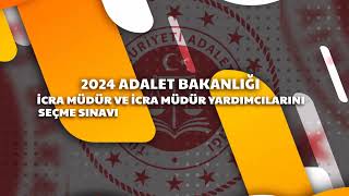 2024 İCRA MÜDÜRLÜĞÜ ve MÜDÜR YARDIMCILIĞI SINAVI Sınavı Bilgilendirme [upl. by Thorfinn45]